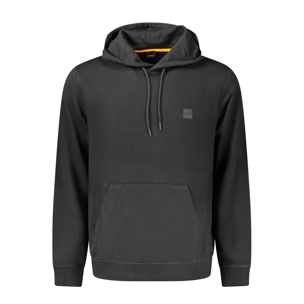 Black Cotton Sweatshirt