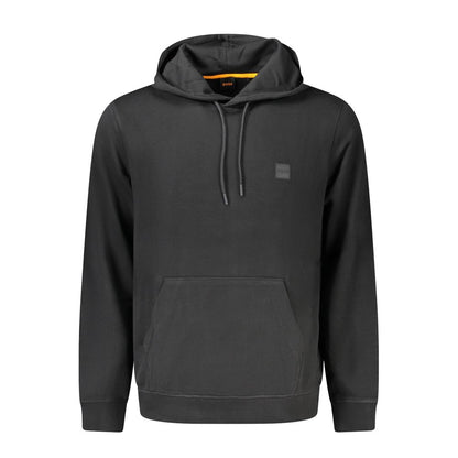 Black Cotton Sweatshirt