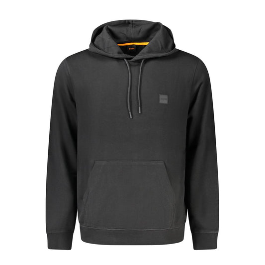 Black Cotton Sweatshirt