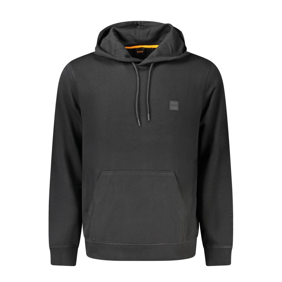 Black Cotton Sweatshirt