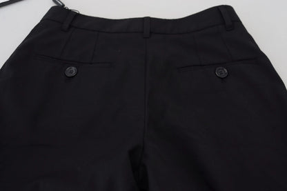 Black High Waist Skinny Trouser STAFF Pants