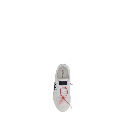 White Rubber Low Top Sneakers