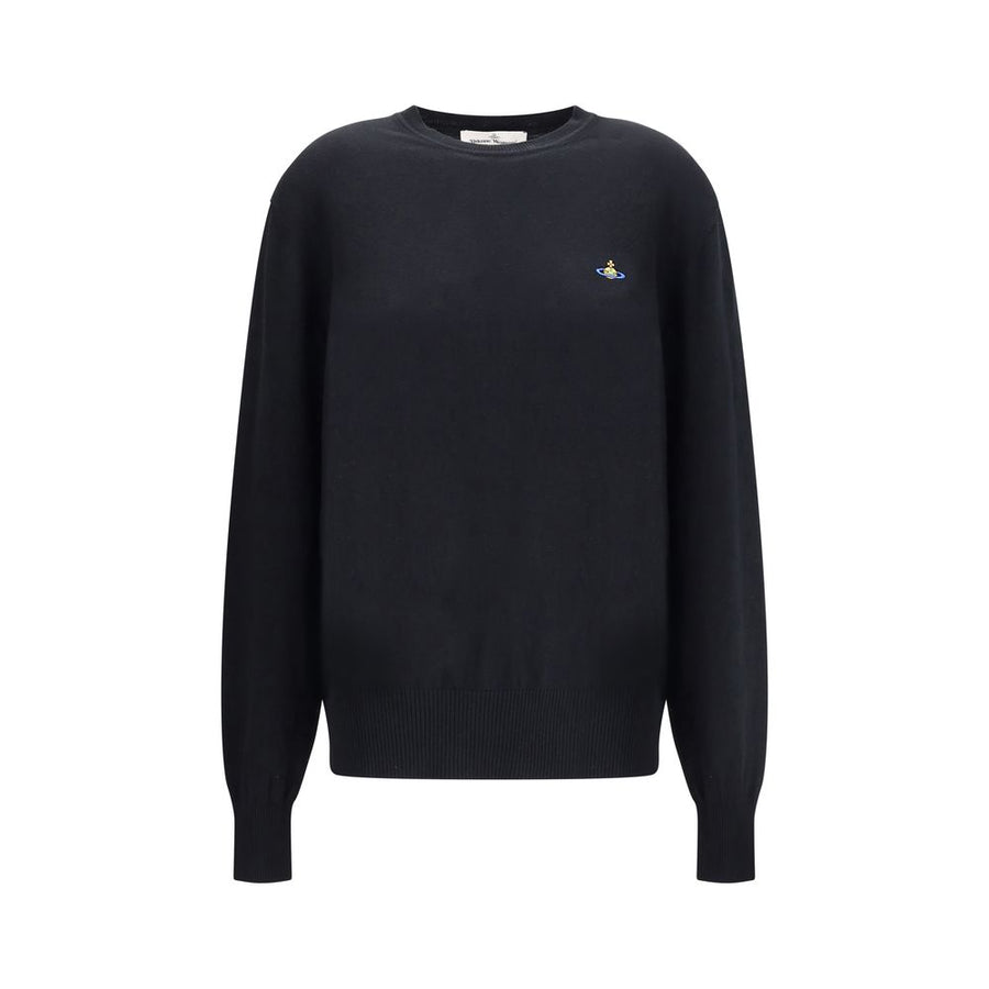 Black Cotton Sweatshirt