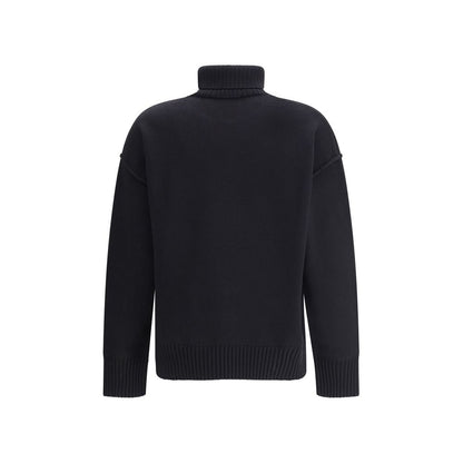 Black Fleece Wool Turtleneck