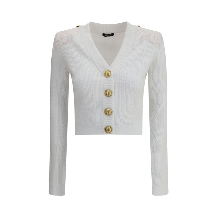Ribbed and braided Cardigan