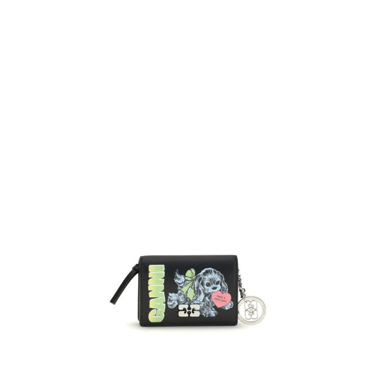 Black Recycled Leather Wallet