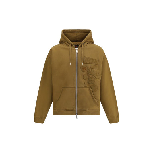 Brown Cotton Sweatshirt