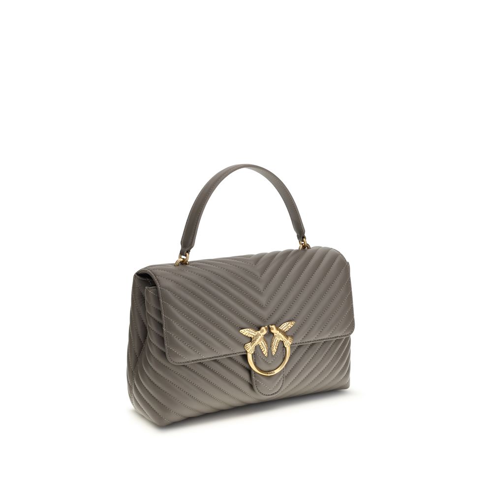 Gray Calf Leather Bos Taurus Handbag