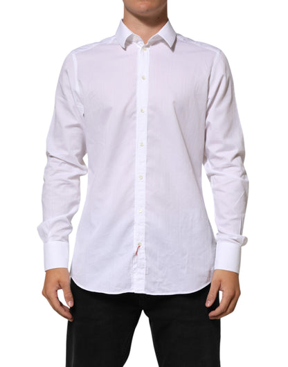 White Cotton MARTINI Men Formal Dress Shirt