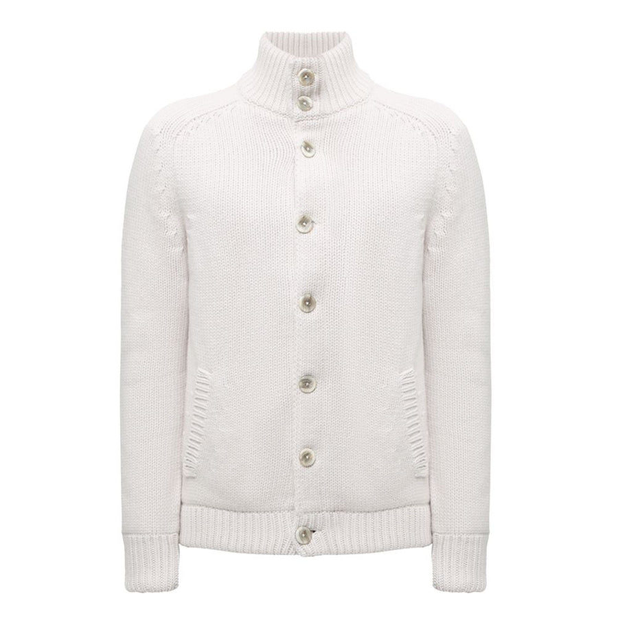 White Wool Men's Jacket