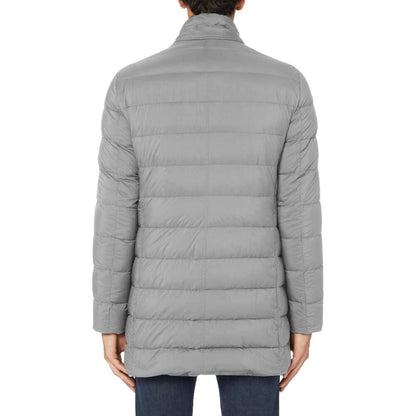 Gray Polyamide Men Jacket