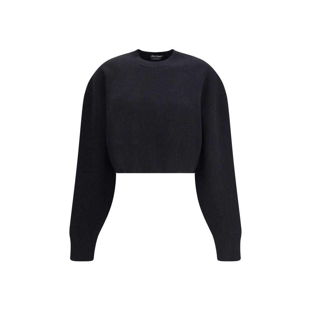Black Fleece Wool Sweatshirt