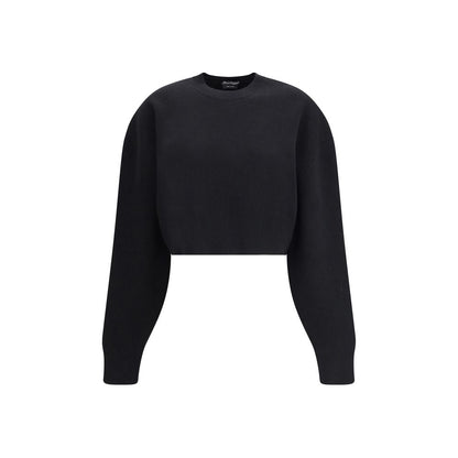 Black Fleece Wool Sweatshirt