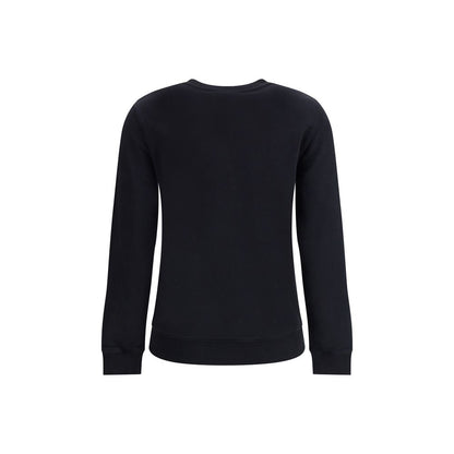 Black Cotton Sweatshirt