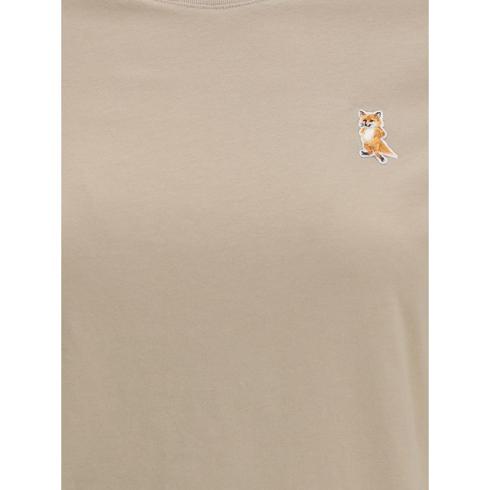 Beige Cotton T-Shirt