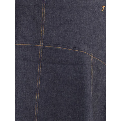 Denim midi Skirt