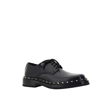 Black Calfskin Oxfords And Derbies