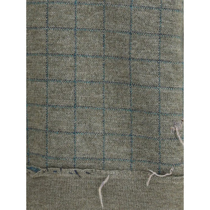 Green Fleece Wool Sweatshirt