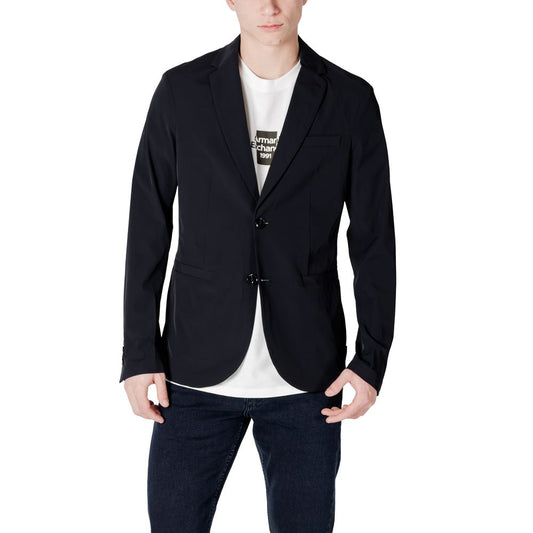 Black Cotton Blazer