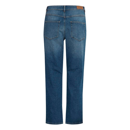 Blue Cotton Mom Jeans
