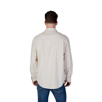 Beige Recycled Cotton Shirt