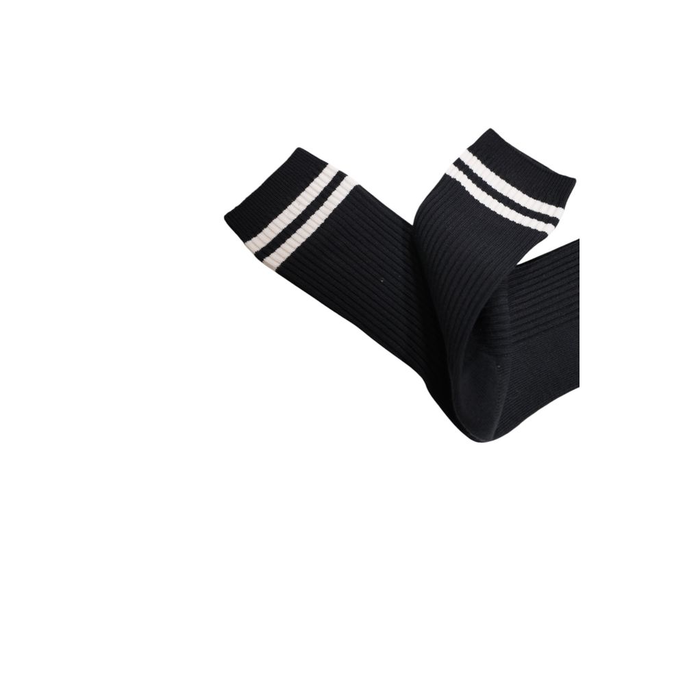Black Cotton Socks