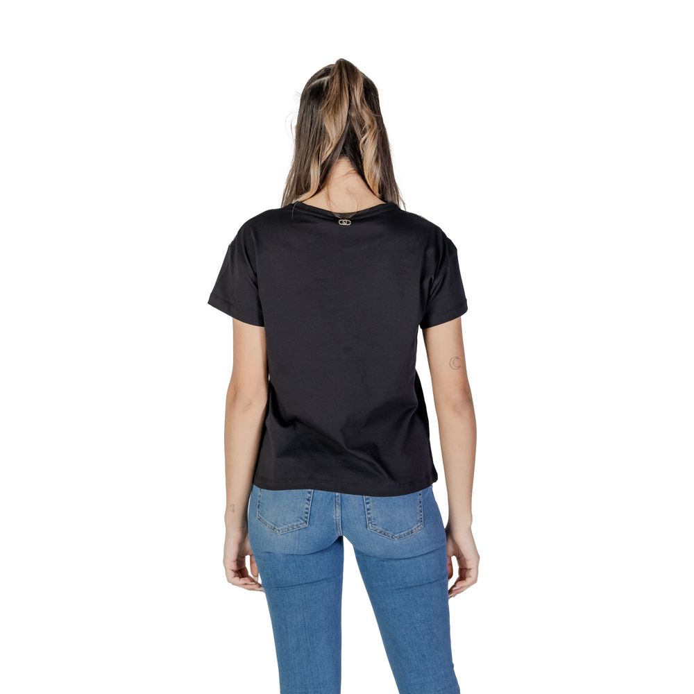 Black Cotton T-Shirt