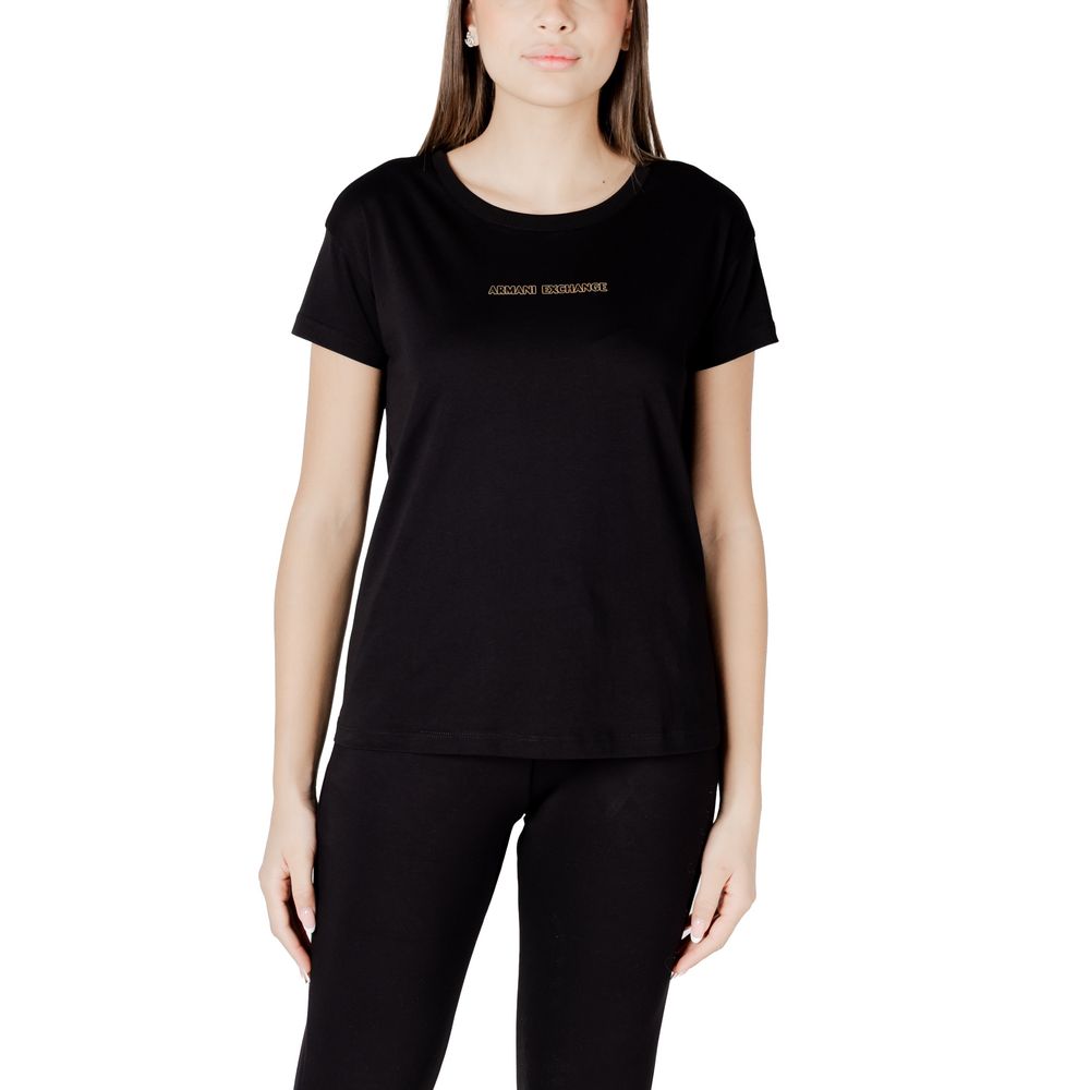Black Cotton T-Shirt