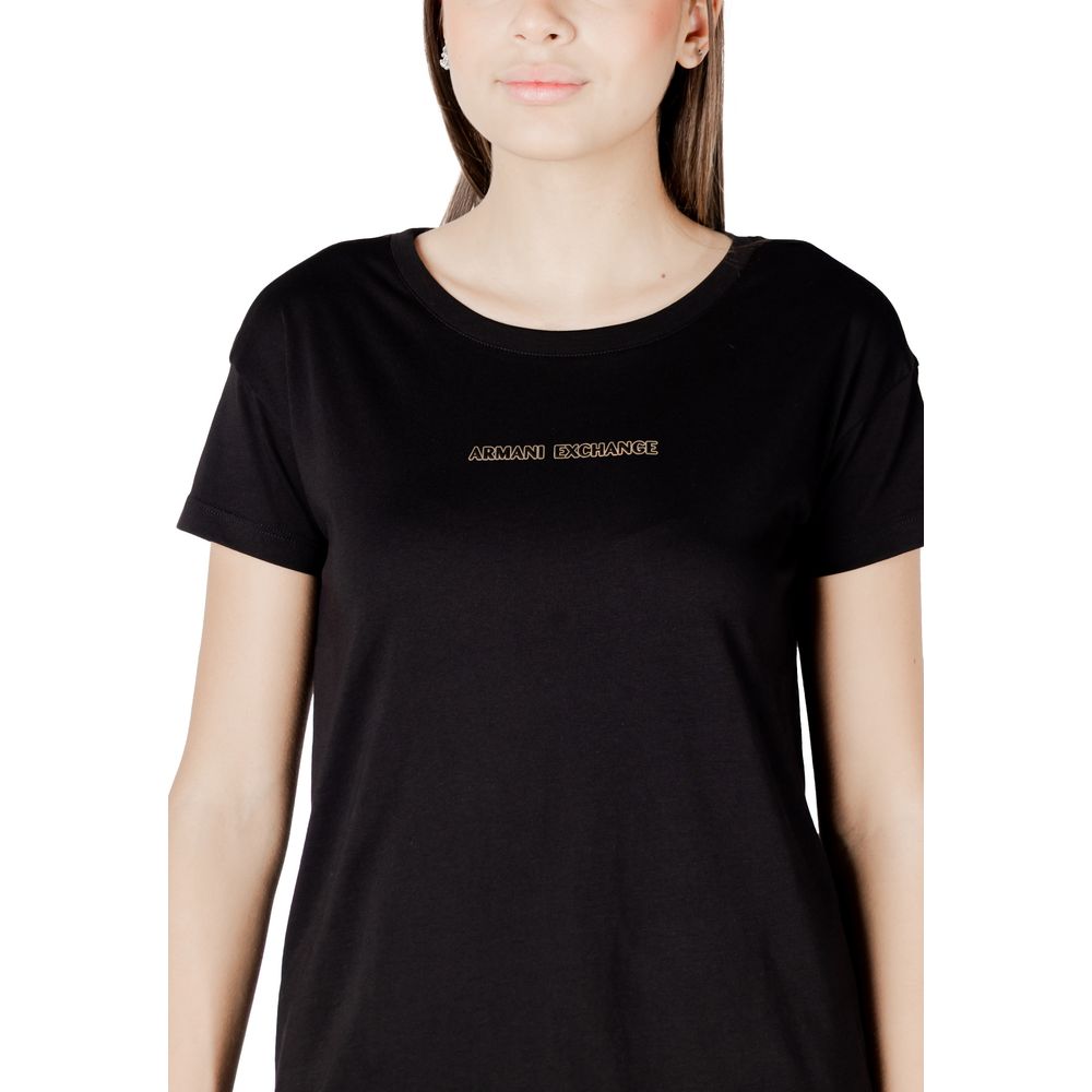 Black Cotton T-Shirt