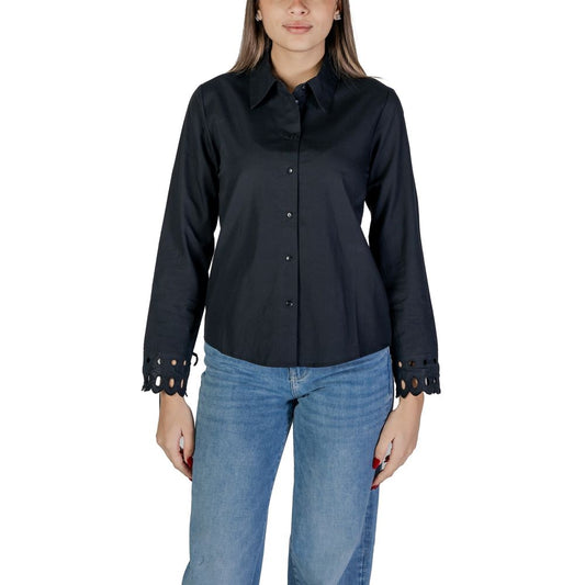 Black Cotton Blouse
