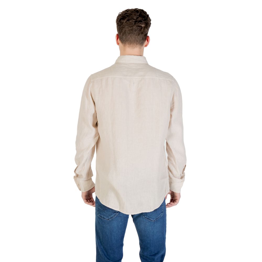 Beige Linen Shirt