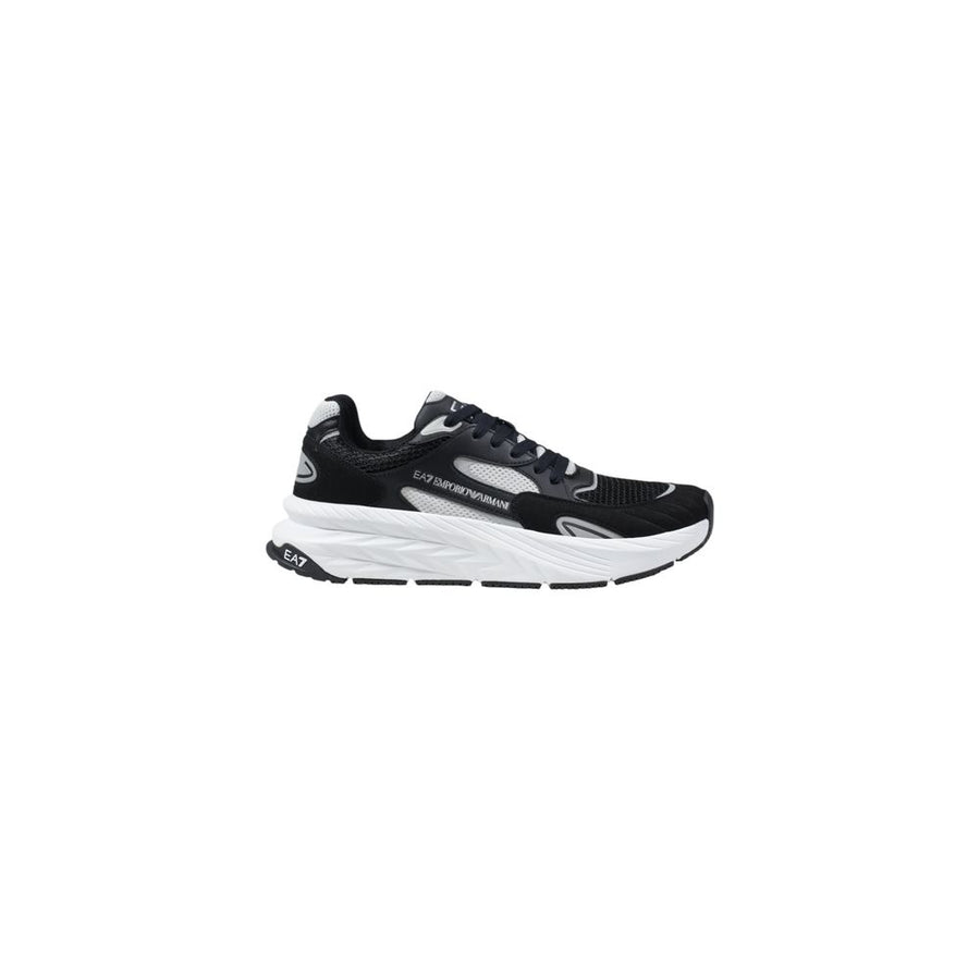Bicolor Polyester Athletic Sneakers