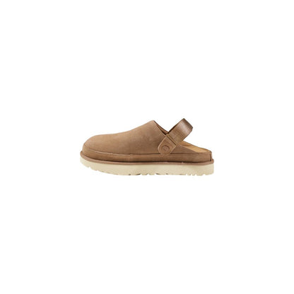 Beige Recycled Polyester Platform Pumps
