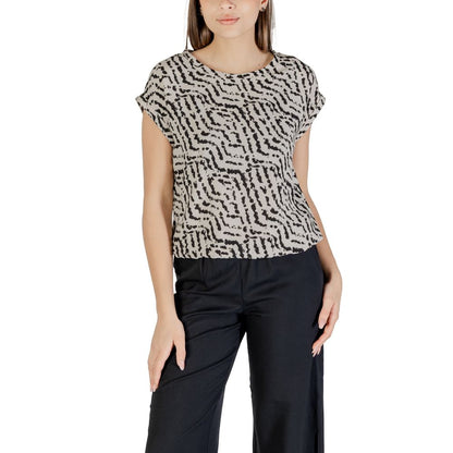 Bicolor Viscose Blouse