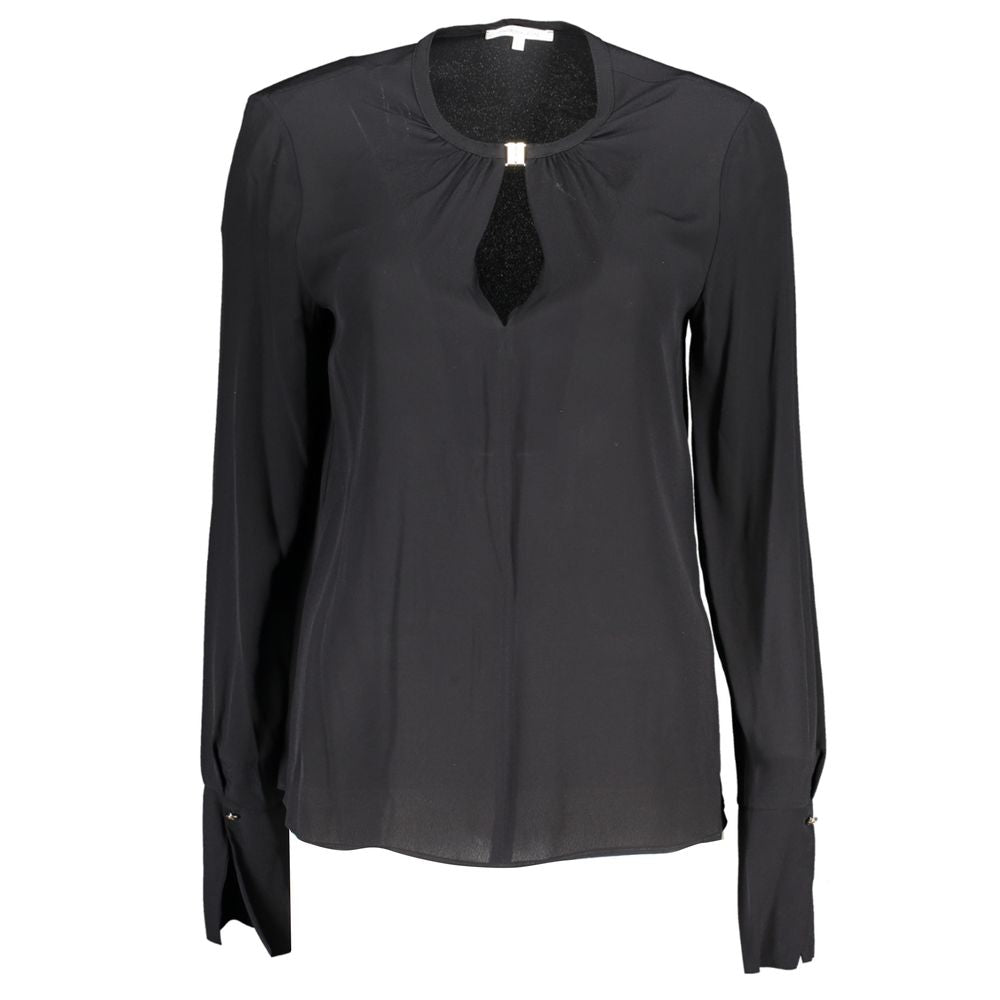 Black Viscose Blouse