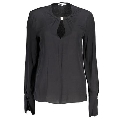 Black Viscose Blouse