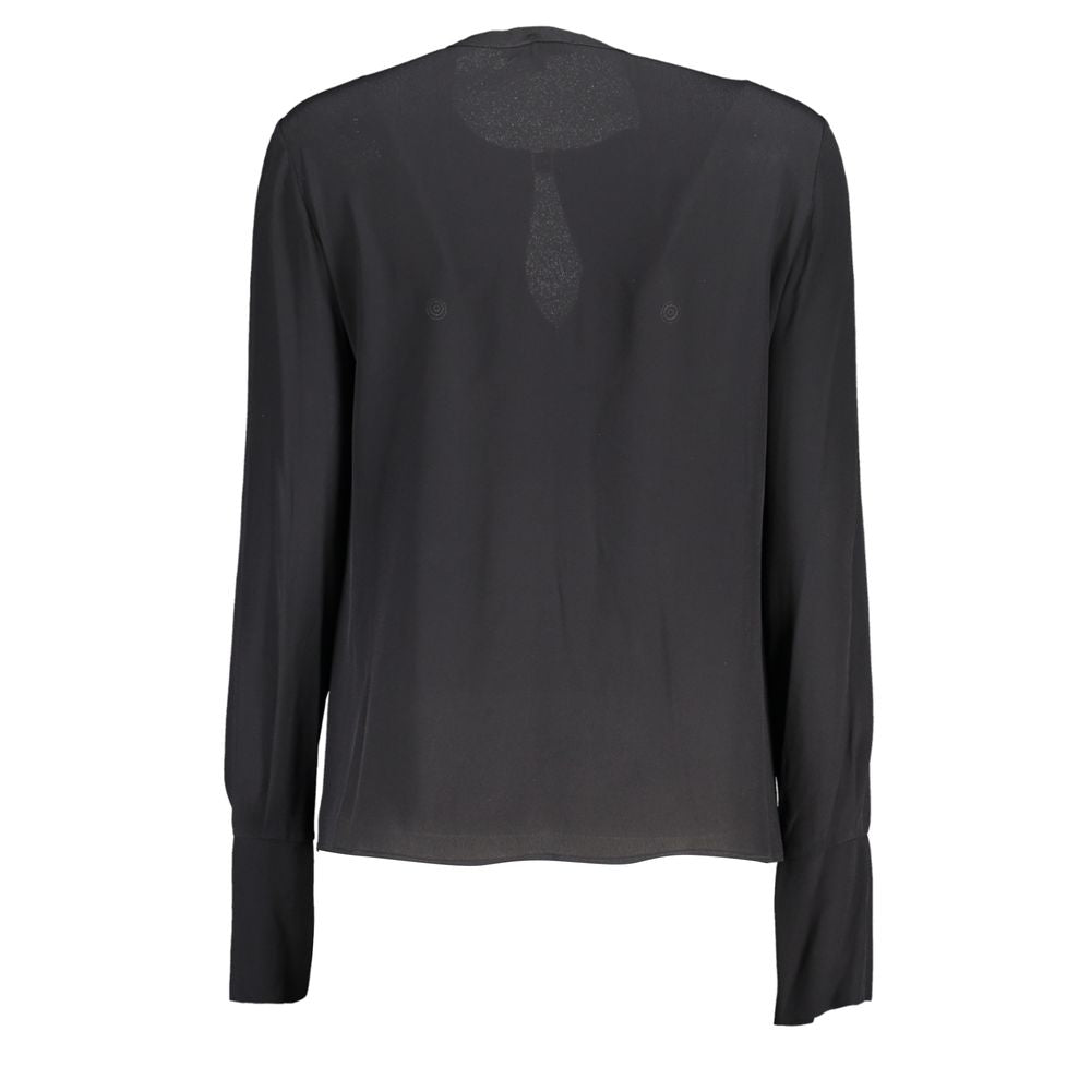 Black Viscose Blouse