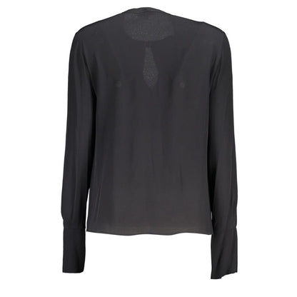 Black Viscose Blouse