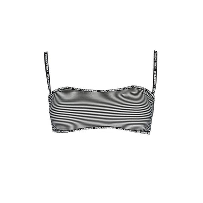 Black Elastane Swimwear