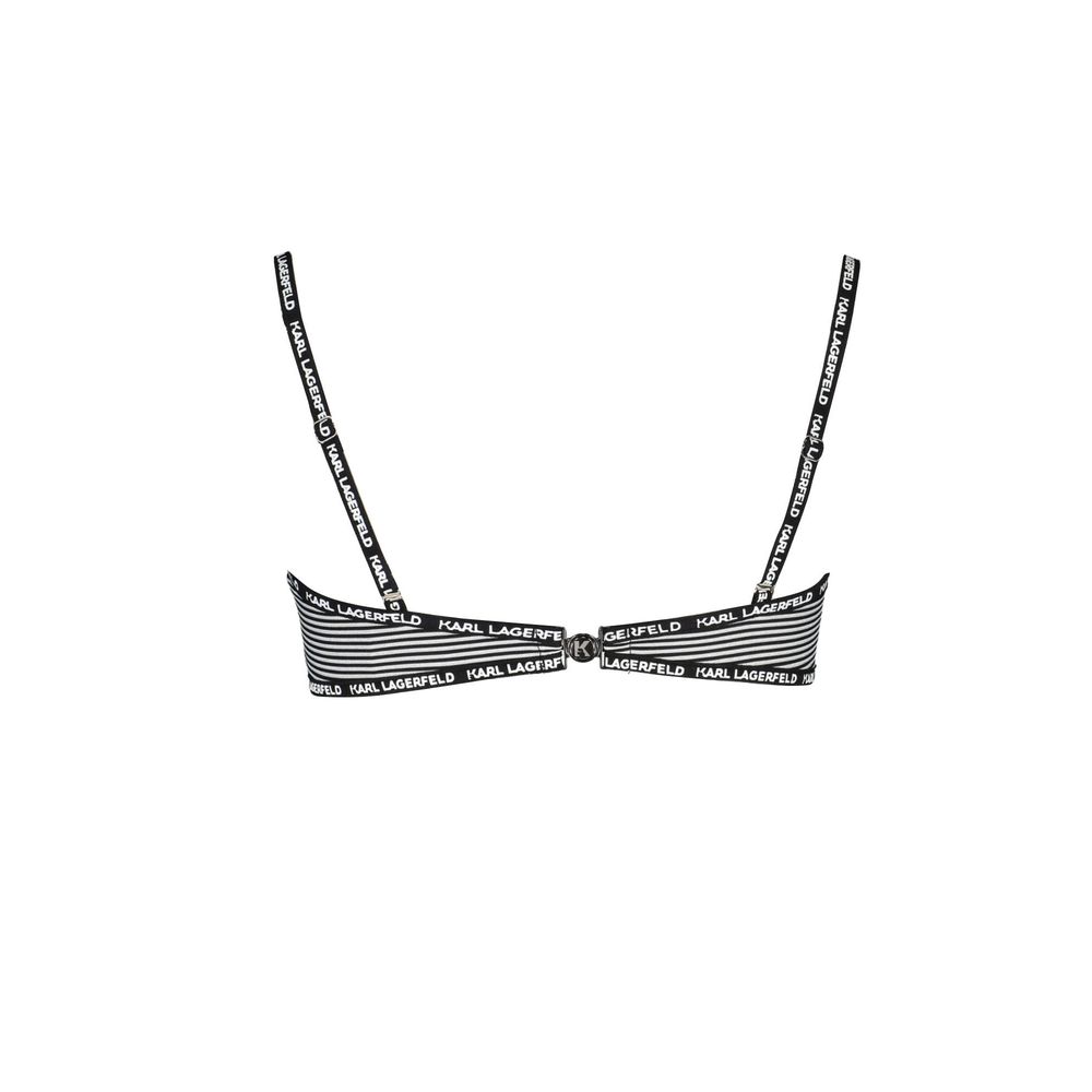 Black Elastane Swimwear