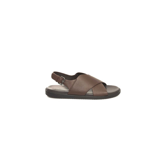 Brown Cowhide Men Sandal