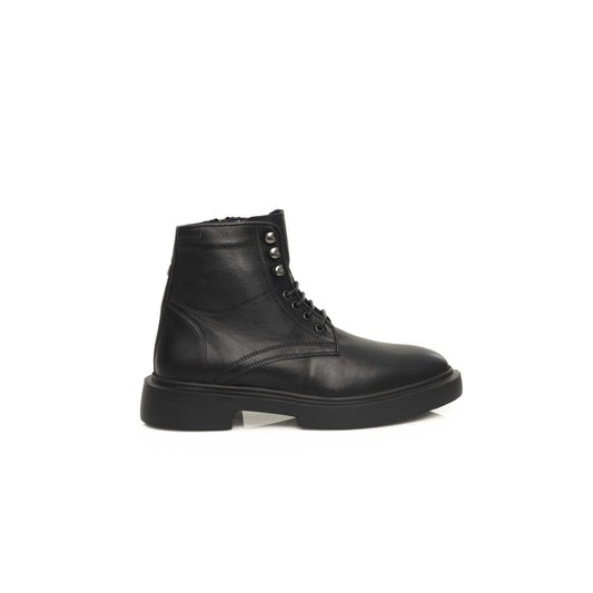 Black Calfskin Boot
