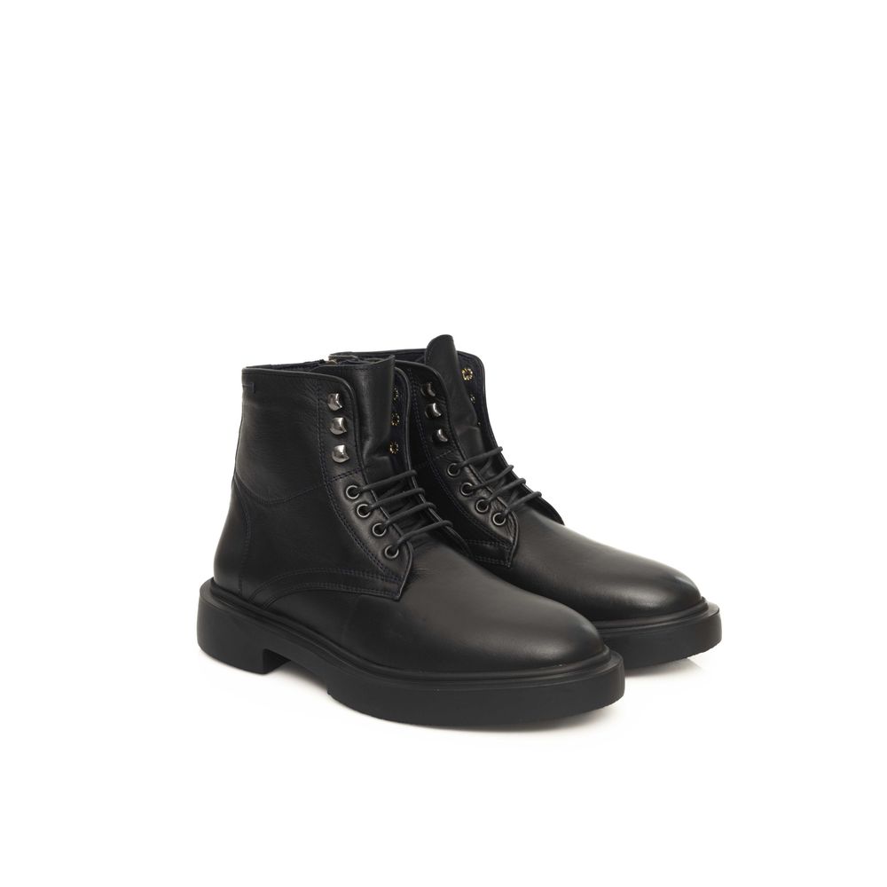 Black Calfskin Boot