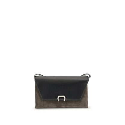 Black Leather Shoulder Bag