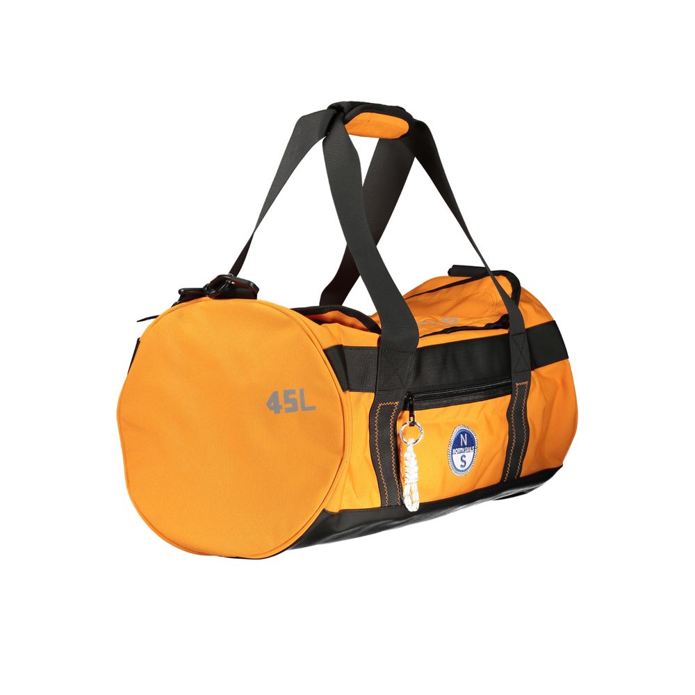 "Arancione Polyester Men's Duffle Bag"