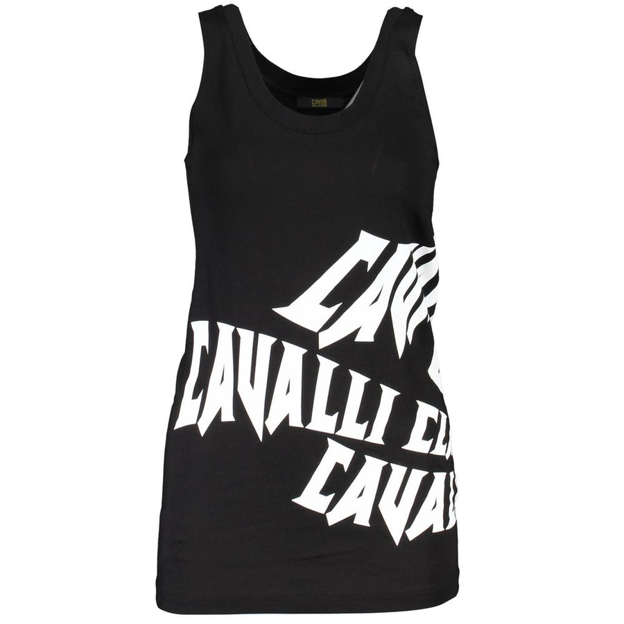Black Cotton Women's Tank Top