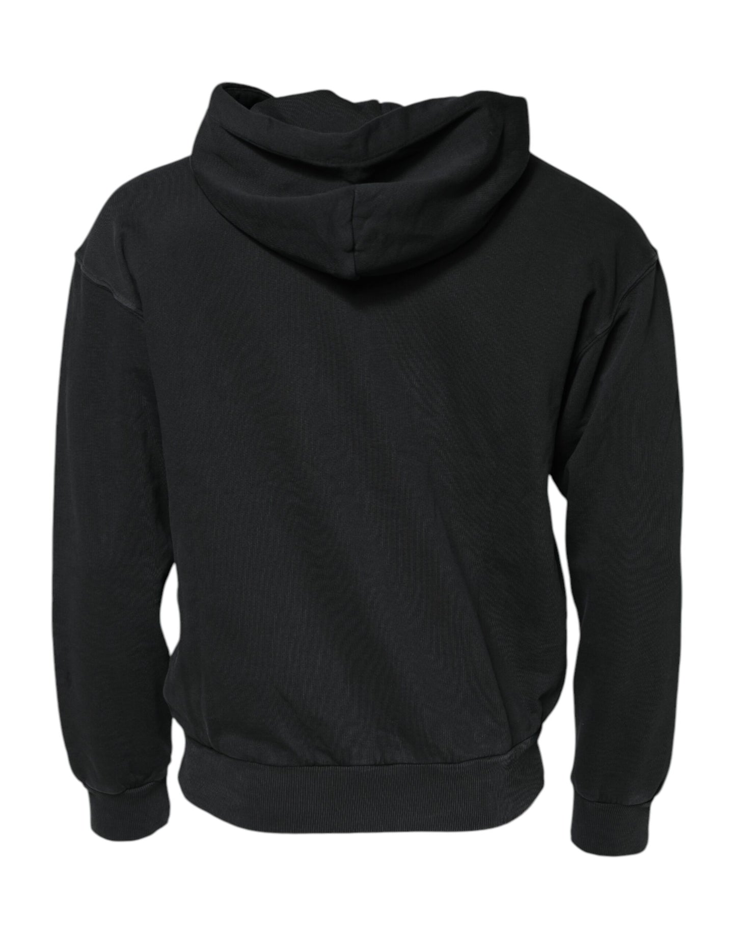 Black Logo Full Zip Hooded Sweatshirt Sweater