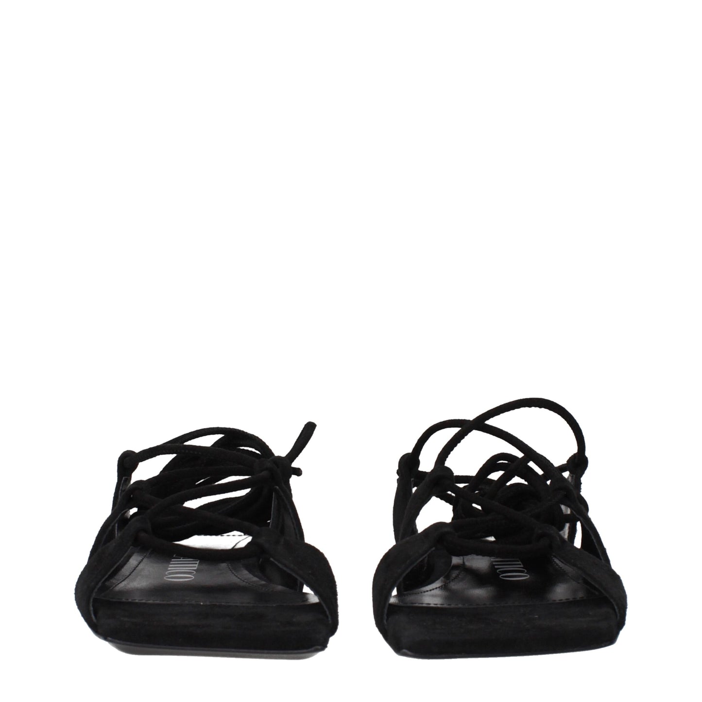 Black Leather Sandals