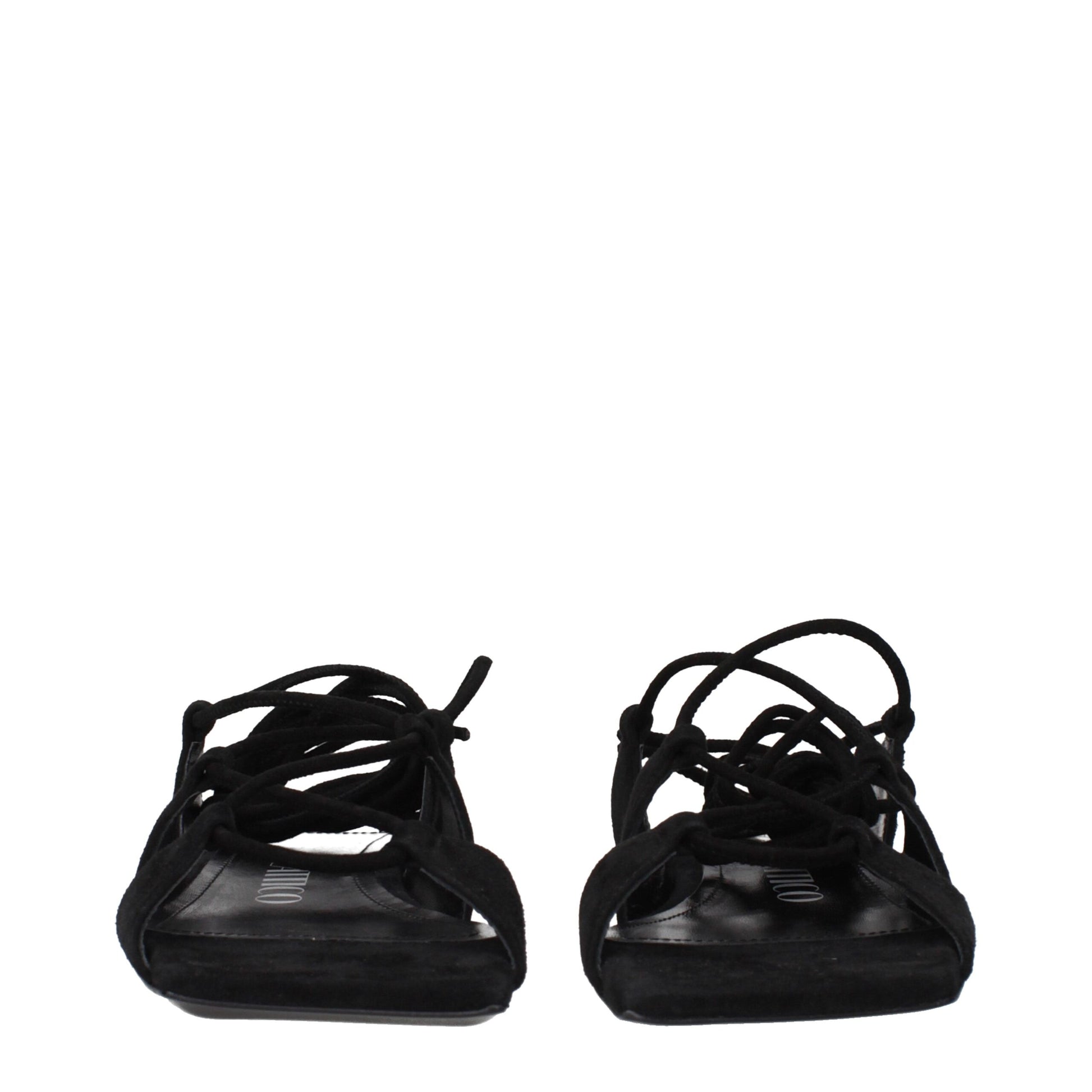 Black Leather Sandals