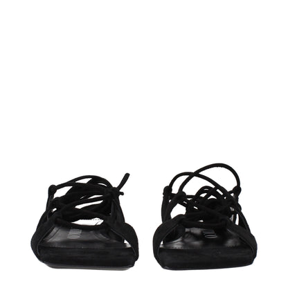Black Leather Sandals